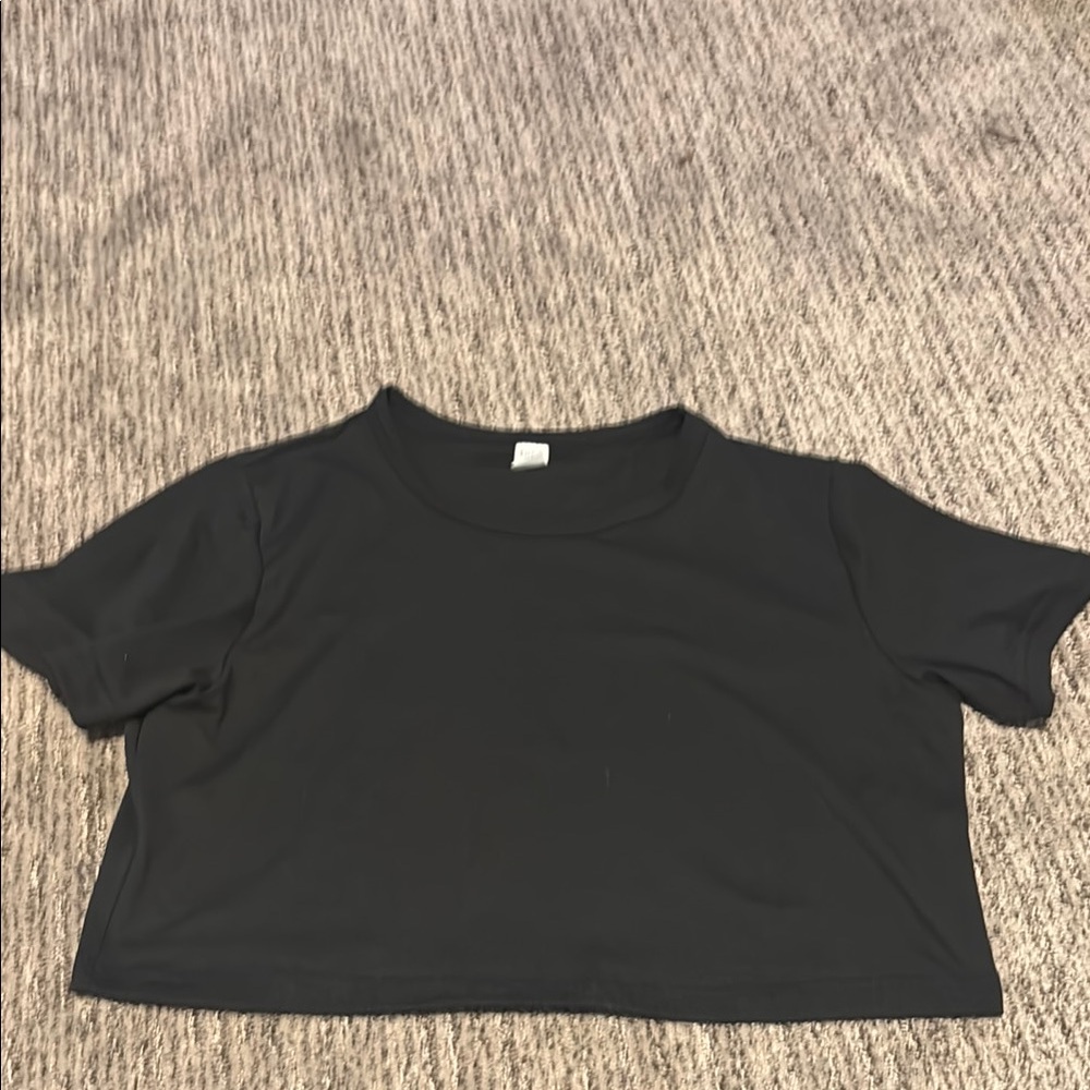 Black Women's Crop Top
